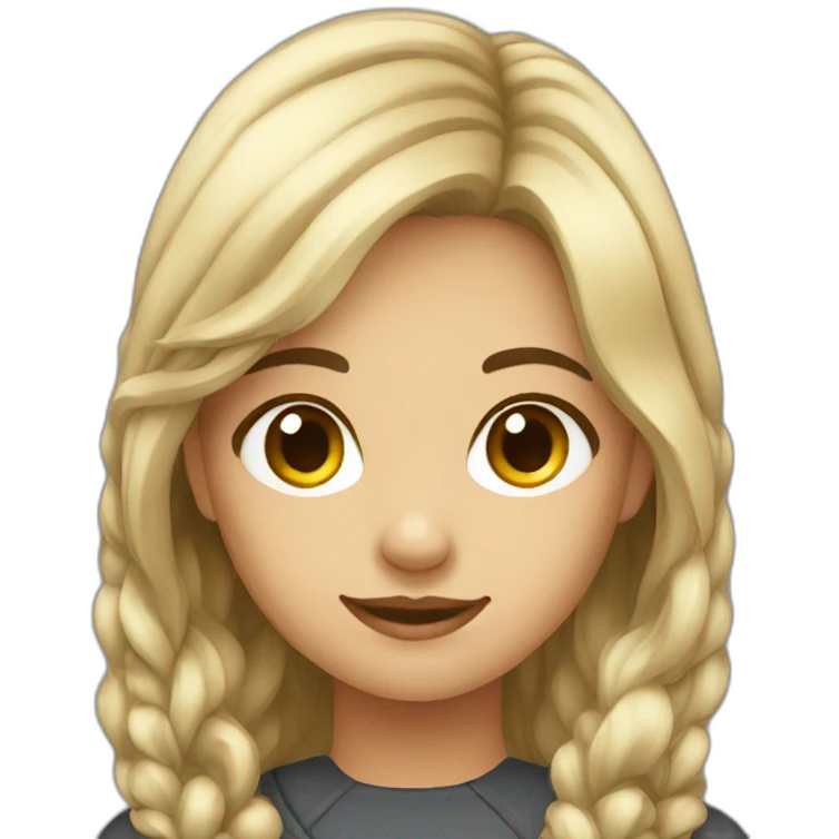 Cute girl account assistant emoji