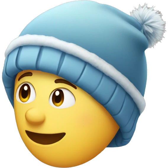 Winter hat emoji