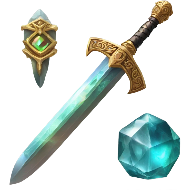 Magic Stone Sword emoji