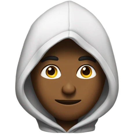 Dow wearing a hoodie emoji