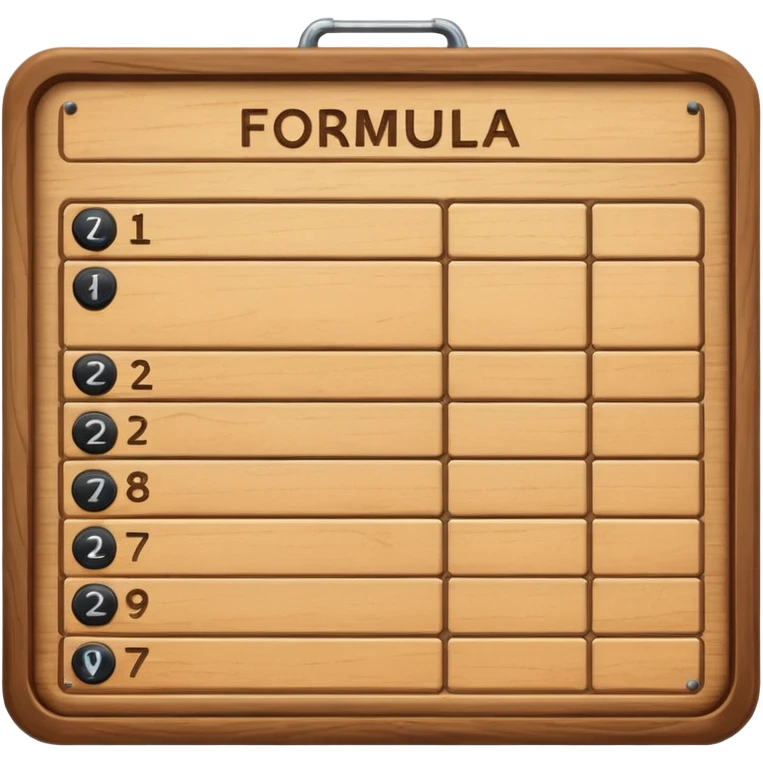 Formula Board emoji