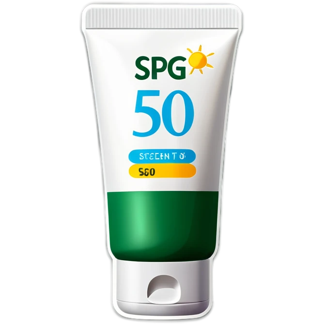 SPF 50 cream emoji