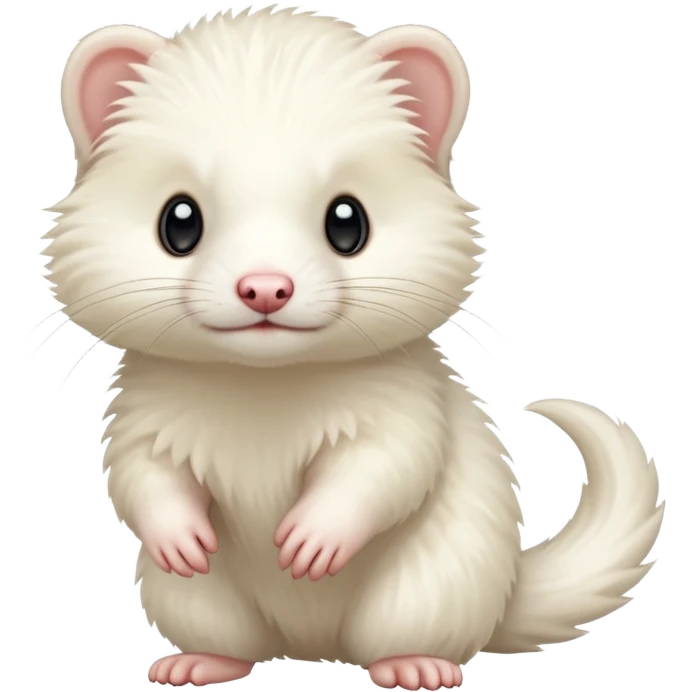 Furet blanc emoji