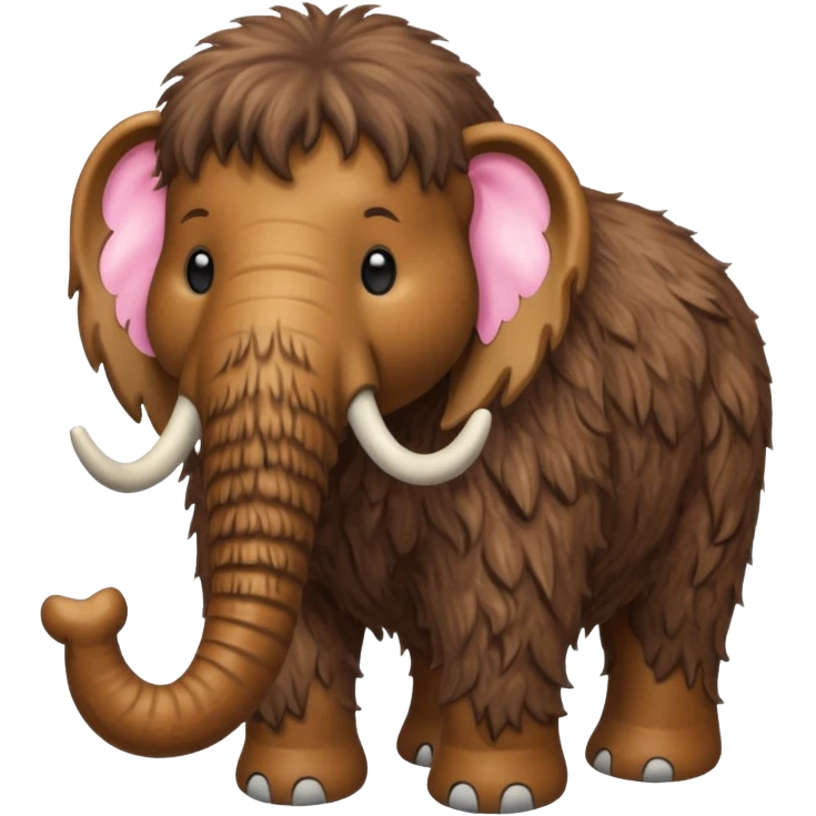 mamut lanudo con corazon para copiar y pegar en chat emoji