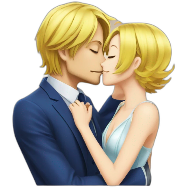 Sanji kiss kami emoji
