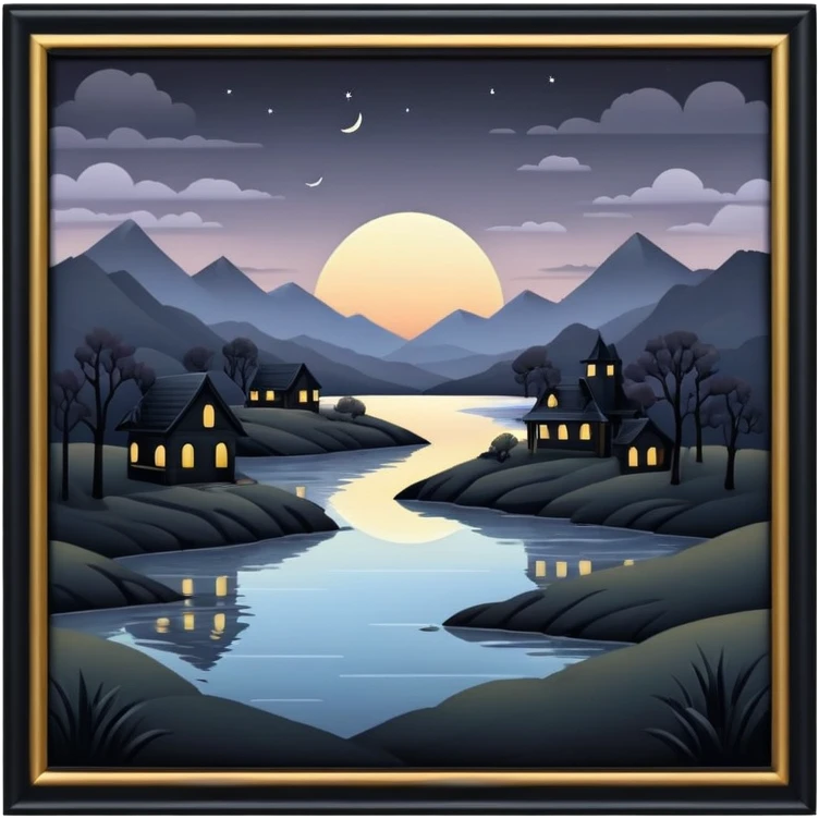 Gloomy-dusky-dull-aesthetic-scenic-scenery-Decoration emoji