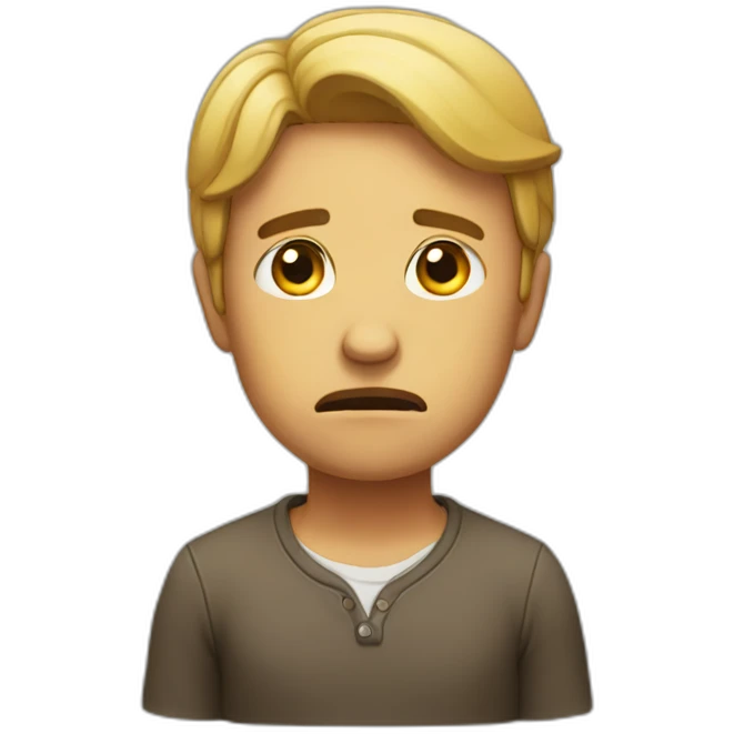 disappointed emoji