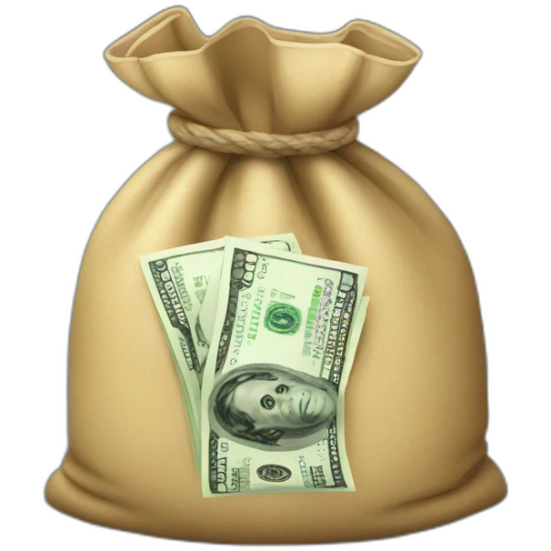 bag of money emoji