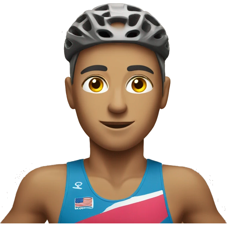 a triathlete emoji
