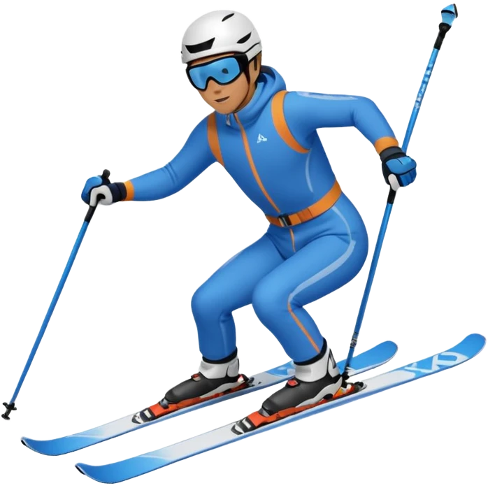 man skiing on aspen mountain emoji