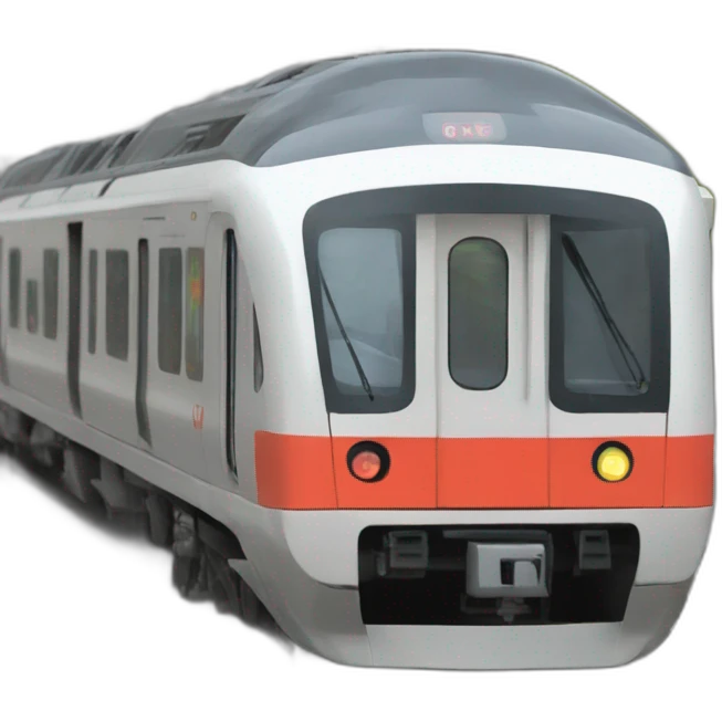 The train RER B in Paris emoji