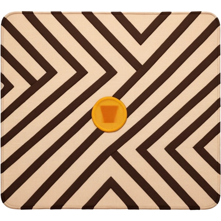 rectangular door mat with pattern emoji