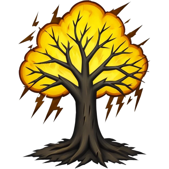 tree bolt emoji