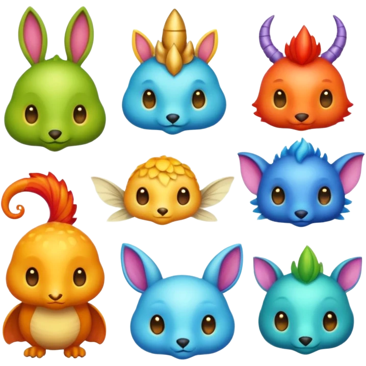 Animali immaginari emoji