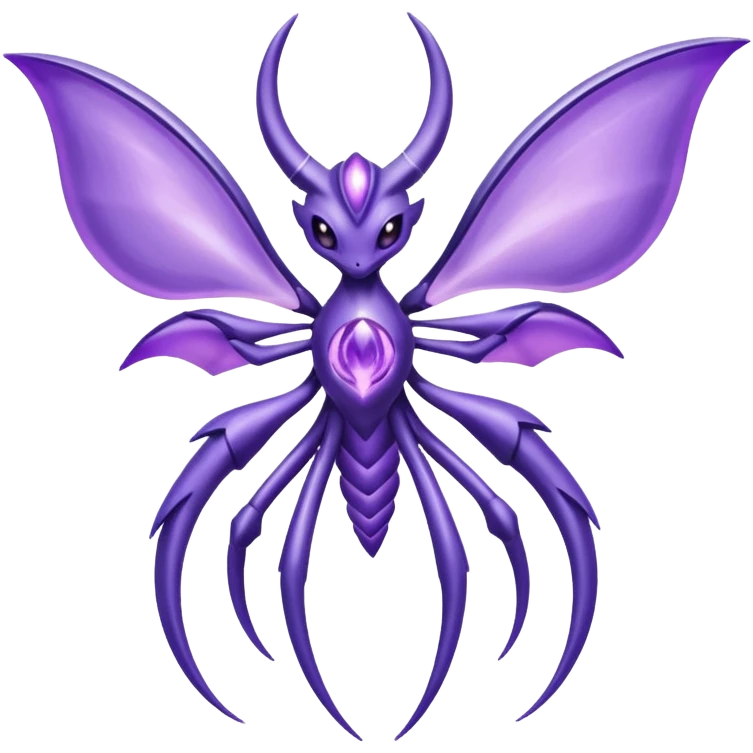 Genesect-Lunala-Fakémon-hybrid-creature (full body)  emoji