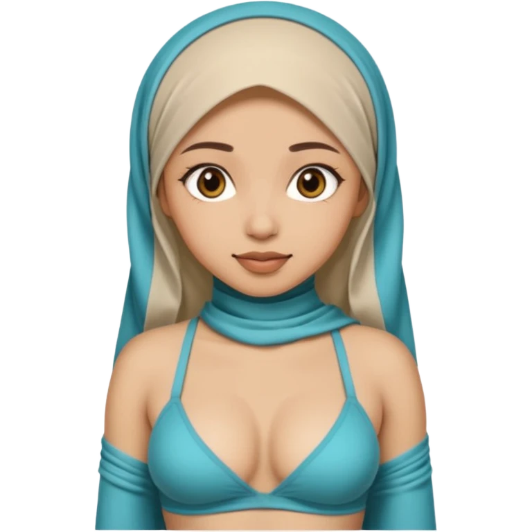 Muslim girl weal skimpy clothes  emoji