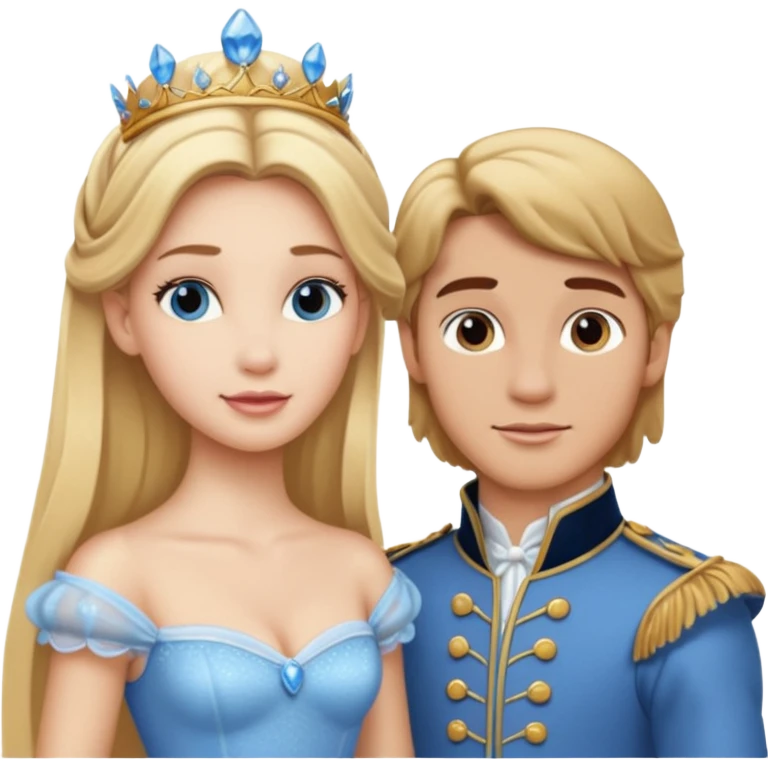Cinderella and the Prince emoji