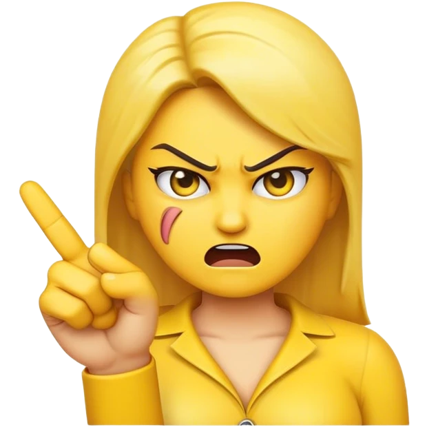 diva emoji with middle finger  emoji