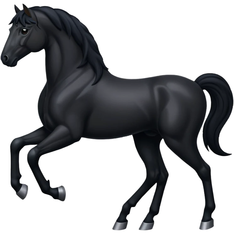 Black horse emoji