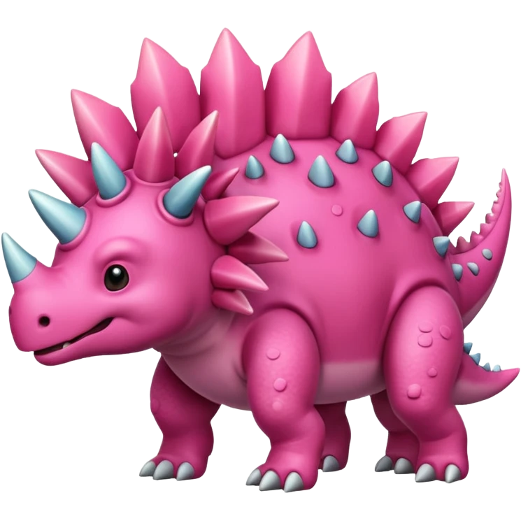 Pink stegosaurus  emoji