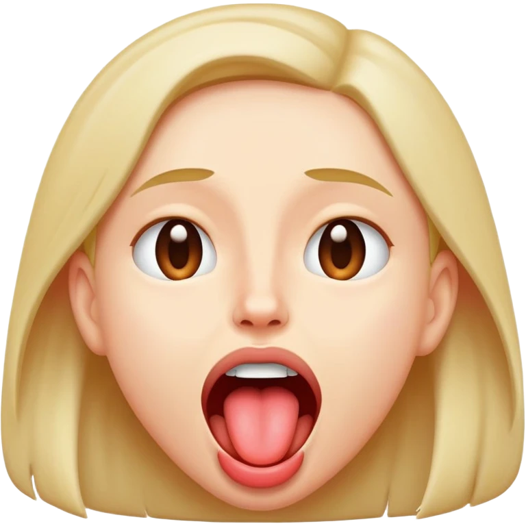 head shaking with tongue out  emoji