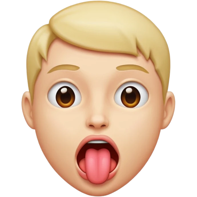 Tongue out head shaking emoji  emoji