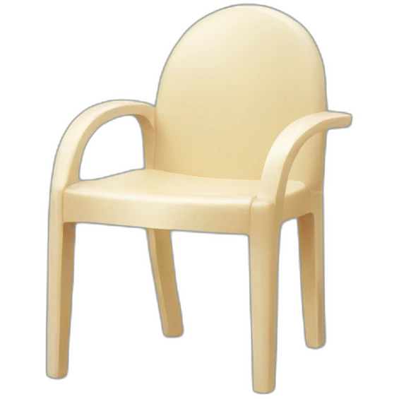 chair plastic emoji