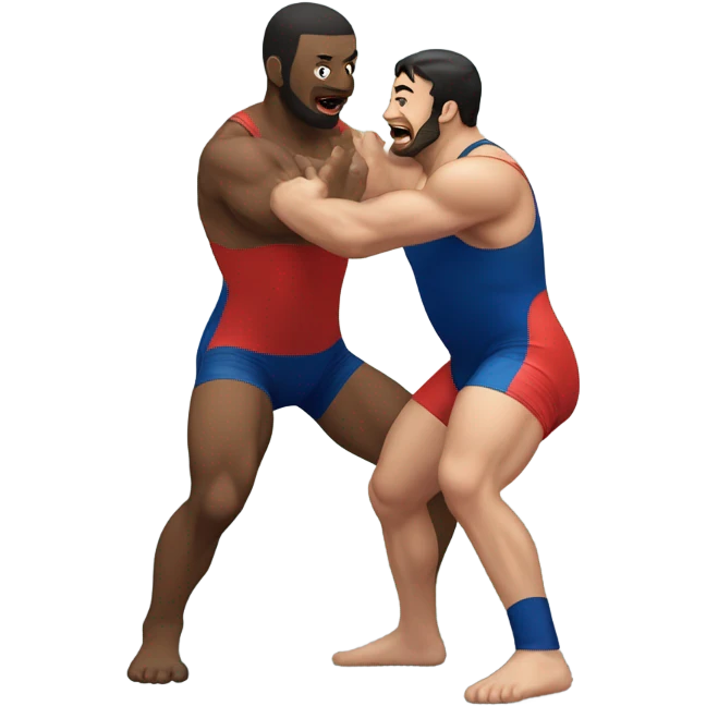 Wrestling  emoji
