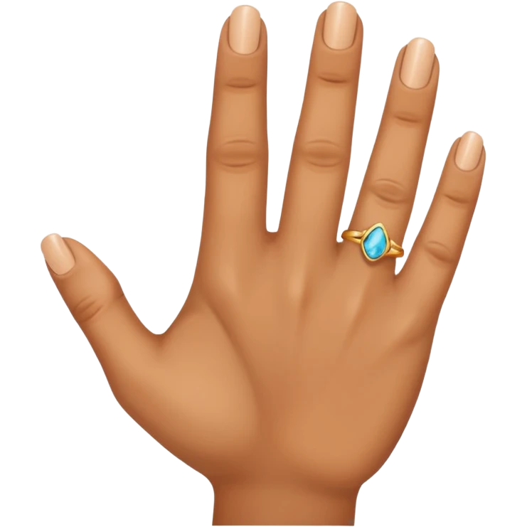 middle and ring finger put together emoji