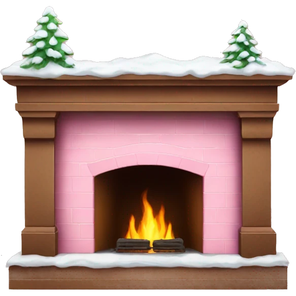 Winter Pink FirePlace emoji