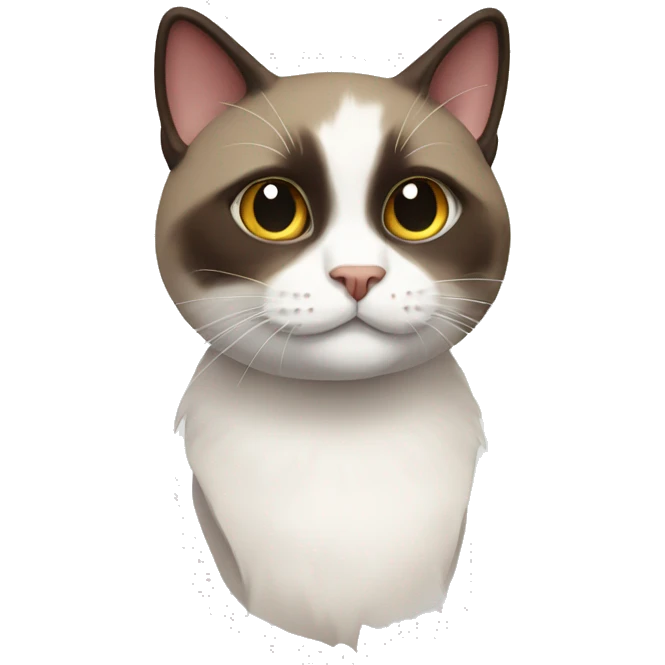 snowshoe cat emoji