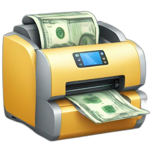 Money printer emoji