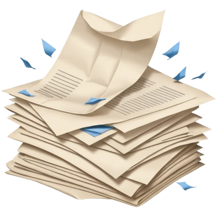 pile of papers emoji
