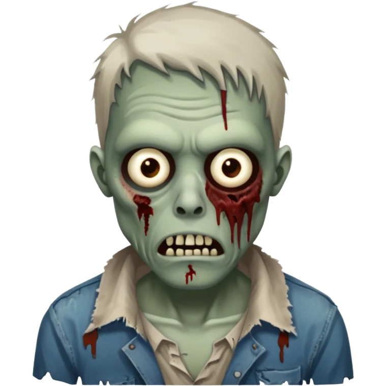 Zombie man emoji