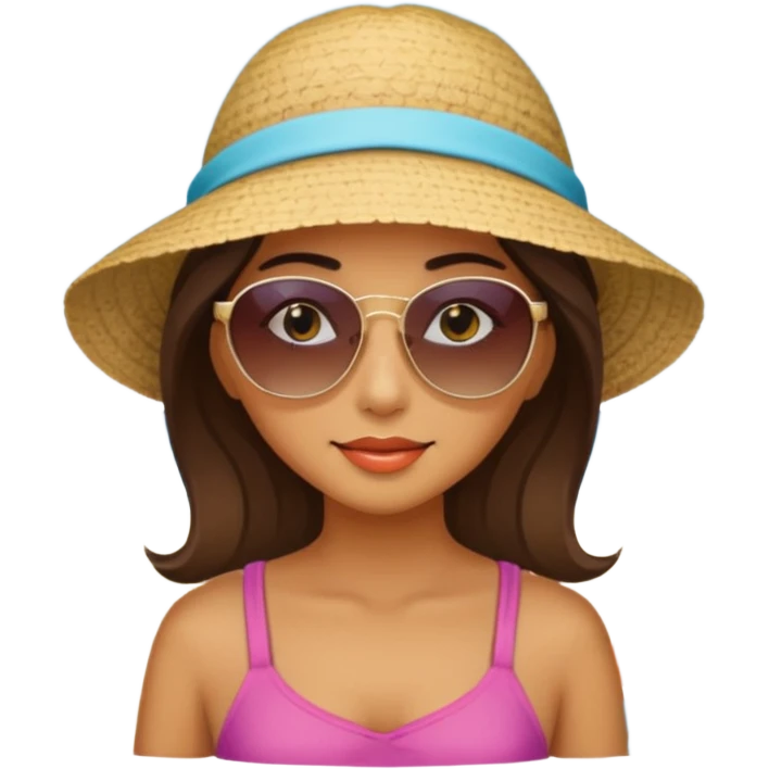 girl at the beach emoji