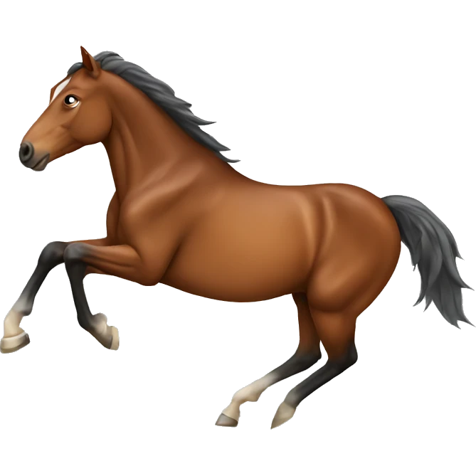 Horse running emoji
