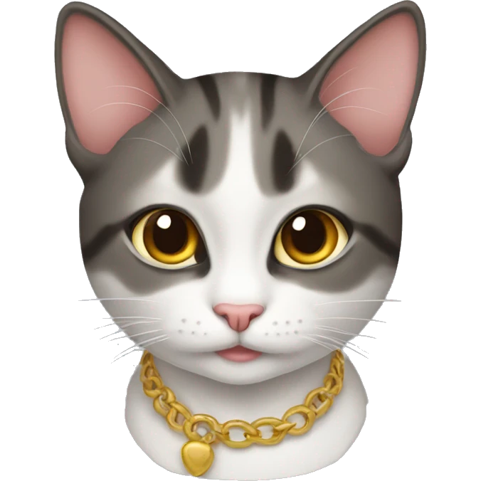 Coquette cat emoji