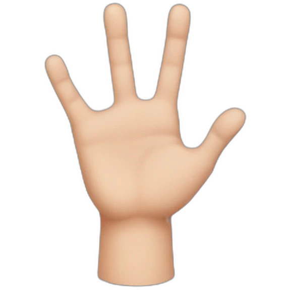 Hand emoji