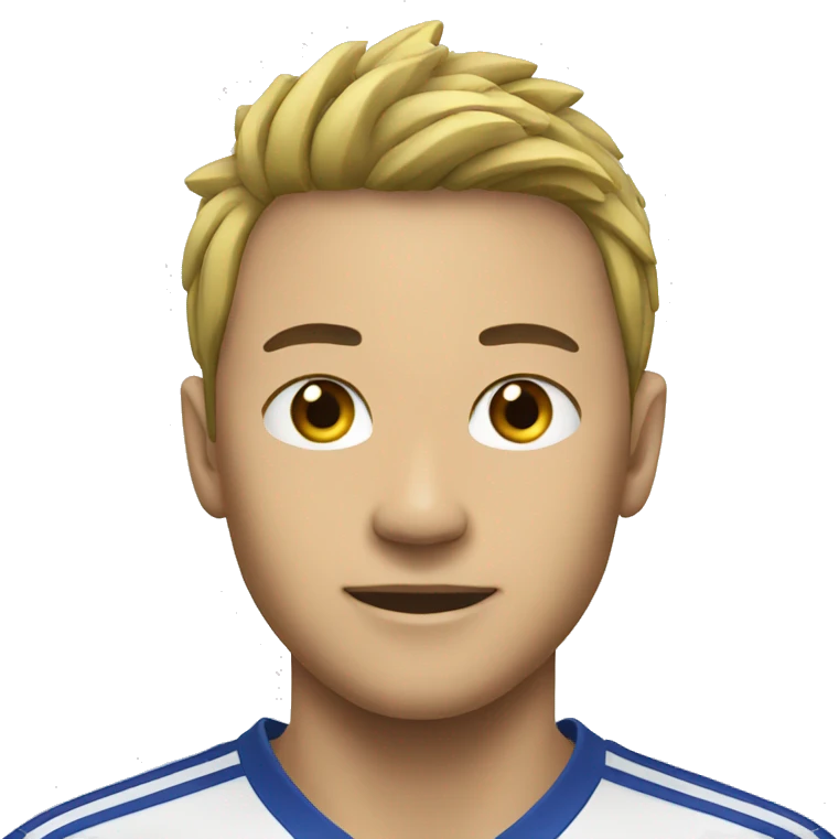 Japanese soccer player  emoji
