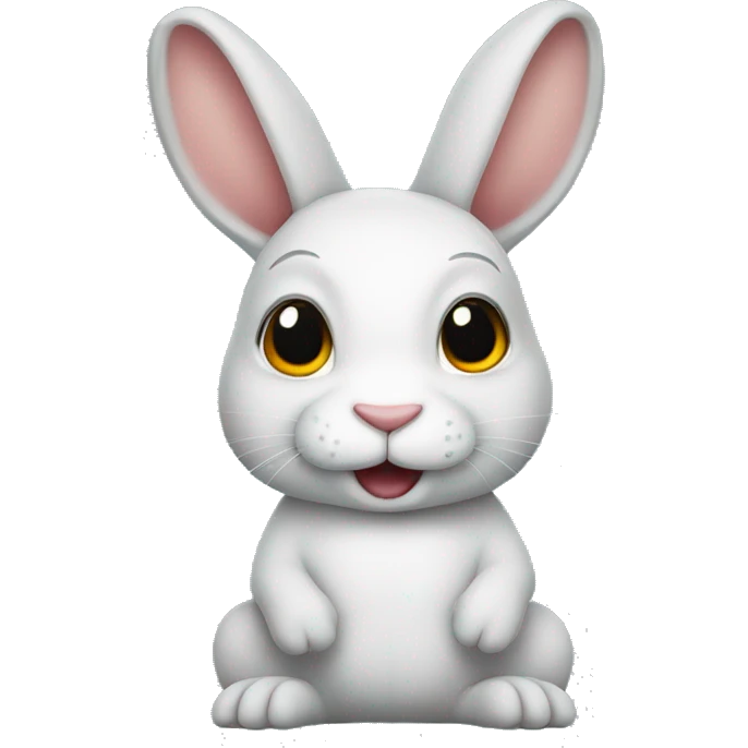 Rabbit with flippers emoji