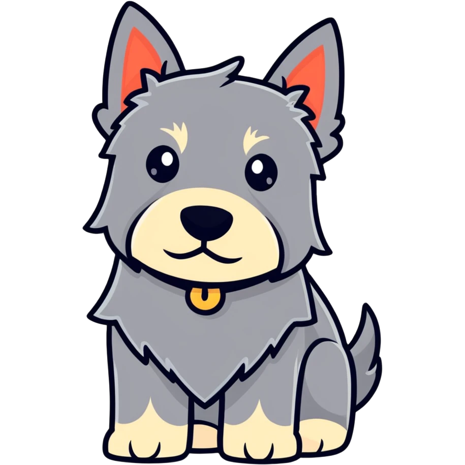 Scottish terrier  emoji