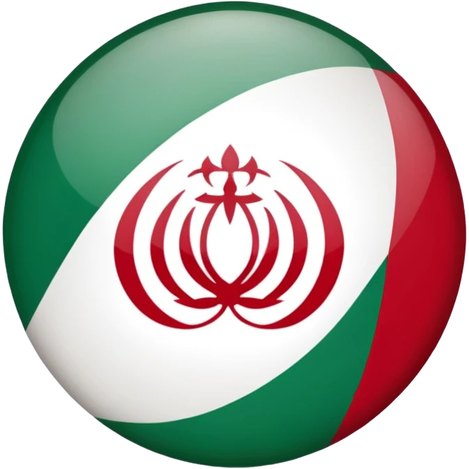 circle iranian flag emoji