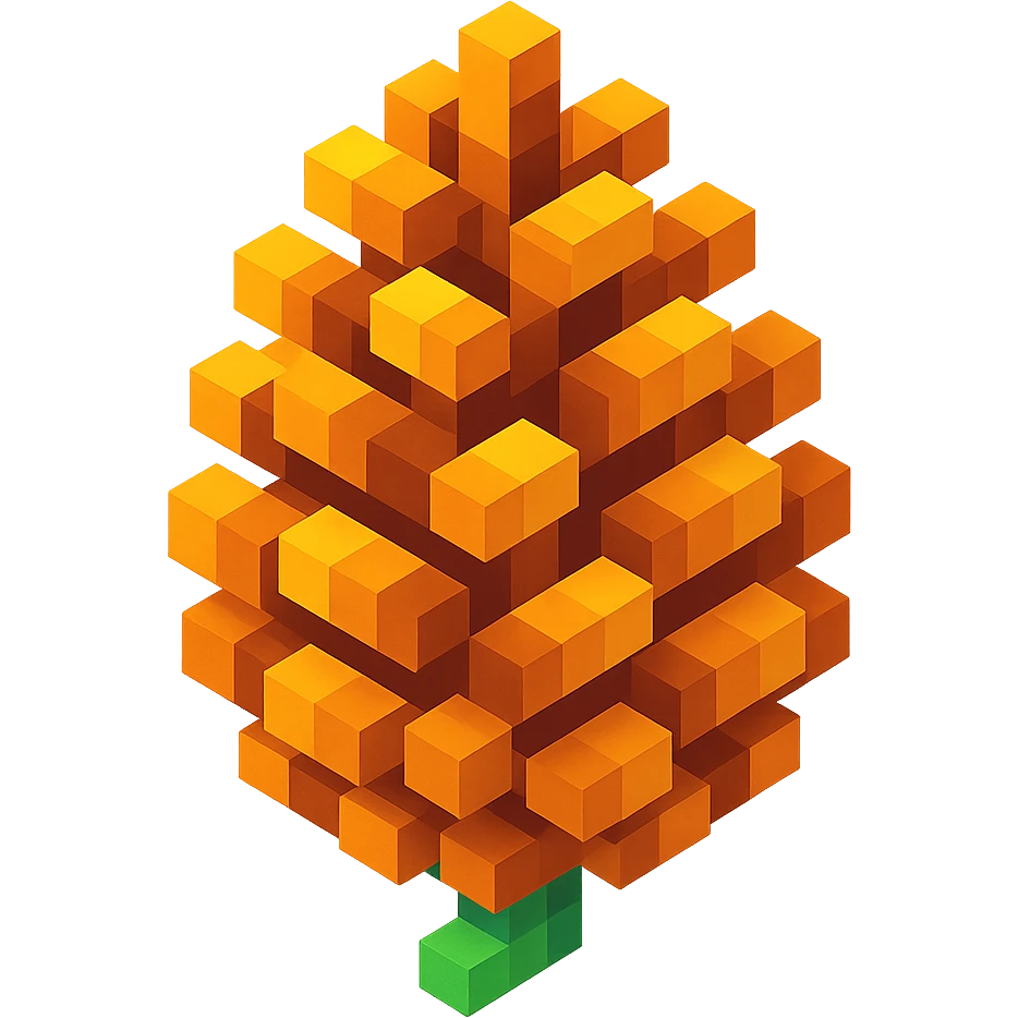 pine cone with a modern twist emoji