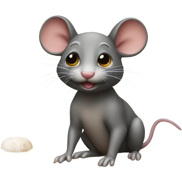 Ratita en la playa  emoji
