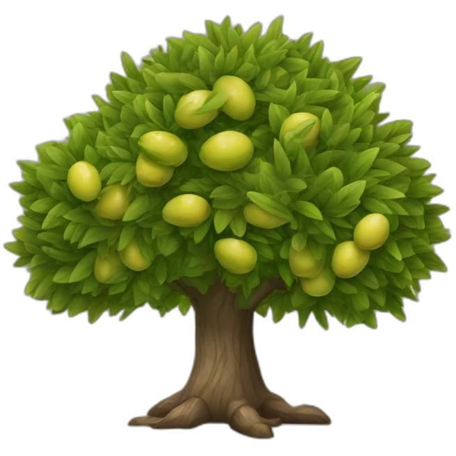 Árbol de olivo emoji