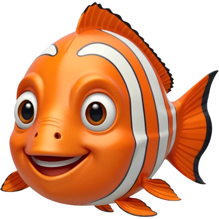 nemo fish, front view emoji