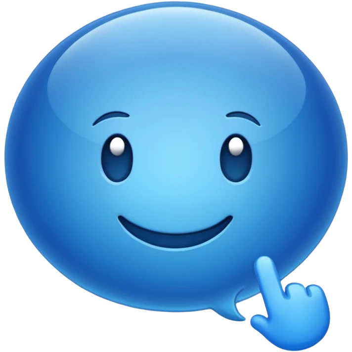 Hi messages bubble  emoji