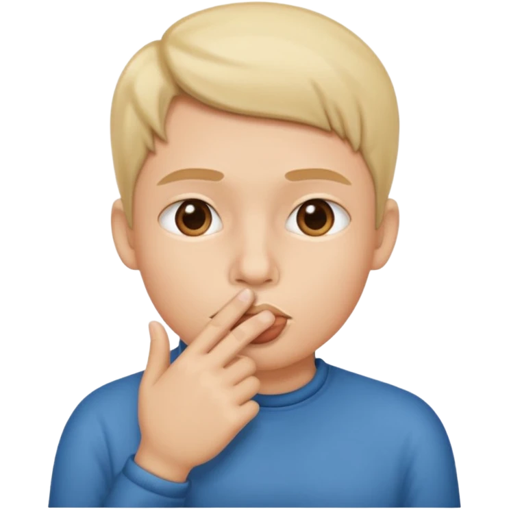 shhh emoji