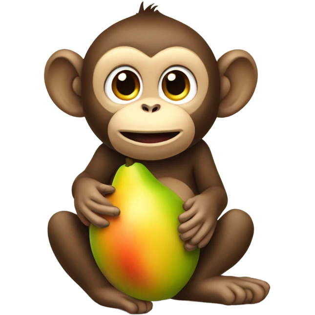 monkey mango emoji