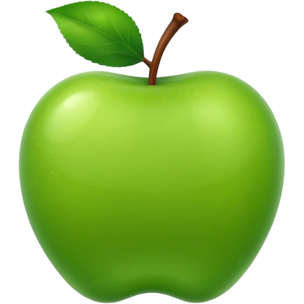 green apple emoji